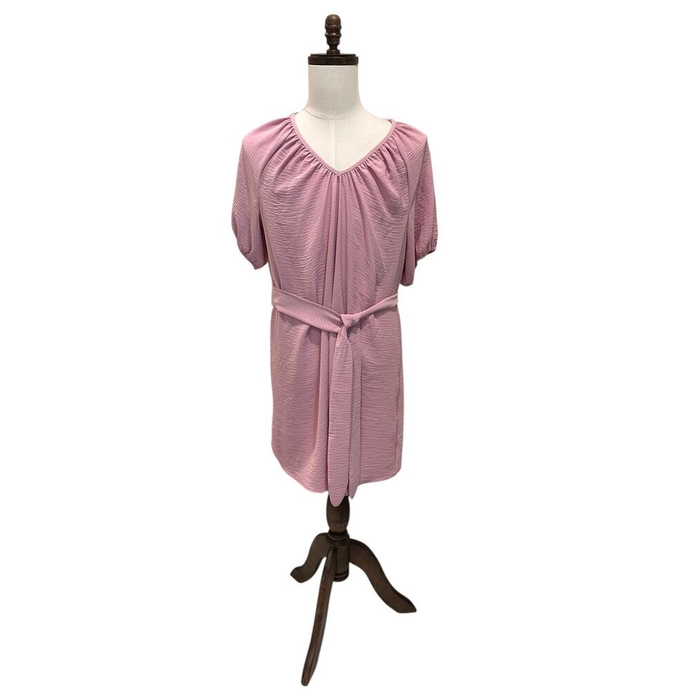Worthington Lavender Belt Dress